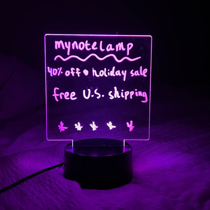 Buy Note Lamp - Illuminate Your Messages with Rewritable LED Technology | Gadget Rockers