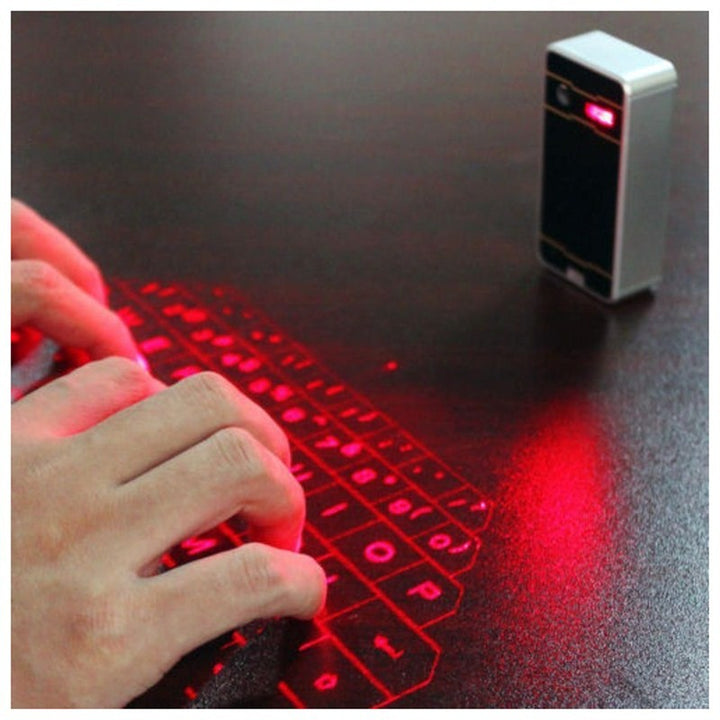 Buy Bluetooth Wireless Laser Keyboard - Experience Futuristic Typing at Gadget Rockers