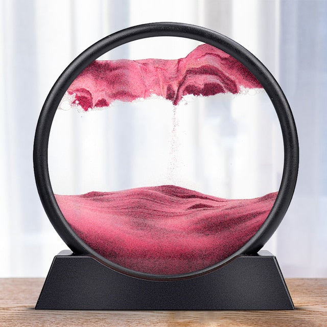 Buy 3D Hourglass Deep Sea Sandscape - Tranquil Desktop Art for Relaxation