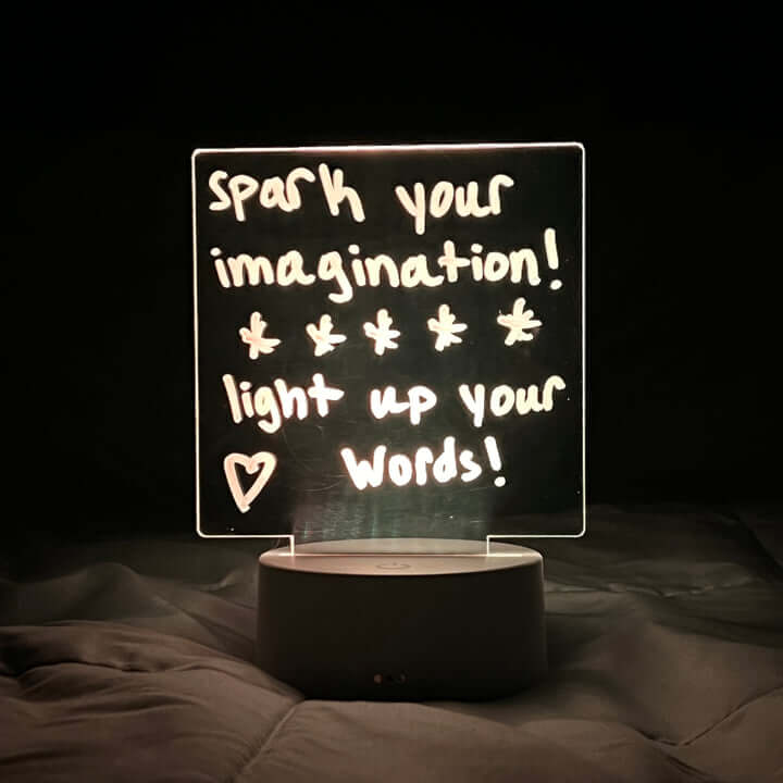 Buy Note Lamp - Illuminate Your Messages with Rewritable LED Technology | Gadget Rockers