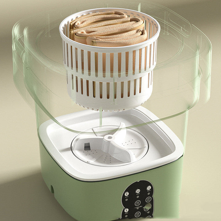 Buy Mini Foldable Washing Machine - Portable Laundry Companion | Gadget Rockers